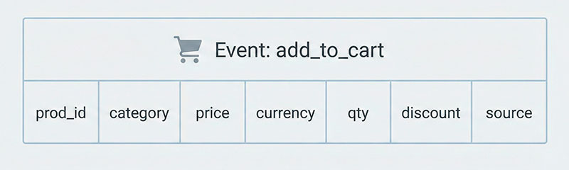 “Add to cart” event